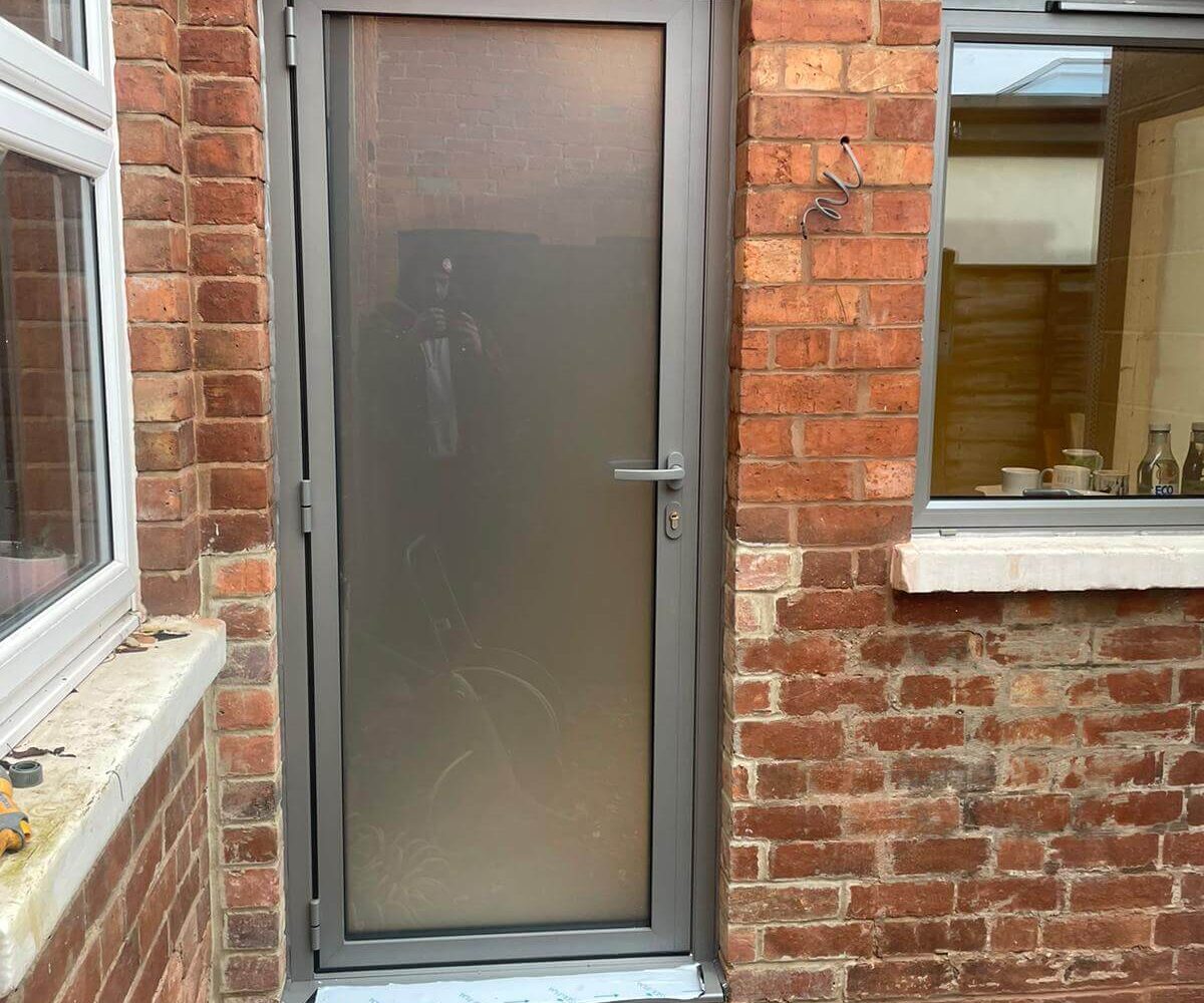 aluminium entrance door